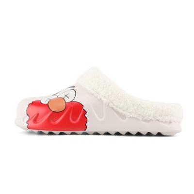 China Newest Design Velvet Cotton Slippers Fashionable Slippers Anti-slip Suitable For Winter Bedroom for sale