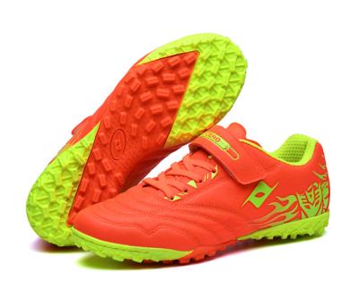 China EVA Dirty non slip wear-resistant men and women sports shoes summer green leather PVC soccer shoes destiny materials for sale