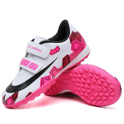 China Fashion\Comfortable\Durable Soccer Shoes Non-slip Rubber Wear-Resistant Girls Soccer Shoes Breathable Kids Sports Shoes Fashion Soccer Training Shoes for sale