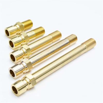 China Quick Open Temperature Copper Pipe Nozzle Connector Mold Copper Extension Nozzle Mold Nozzle 1 Point 2 for sale