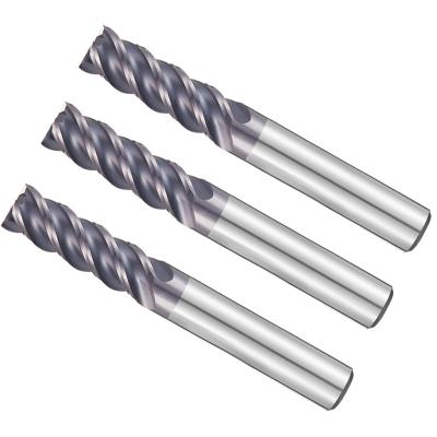 China Special Hot Selling Tungsten Alloy End Mill Tungsten Steel Size Tungsten Steel Milling Cutters for sale