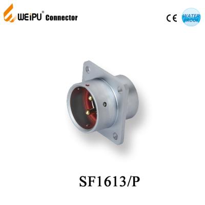 China SF1613 Weipu Male Industrial Push Pull Connector Power IP67 Metal Electrical Socket for sale