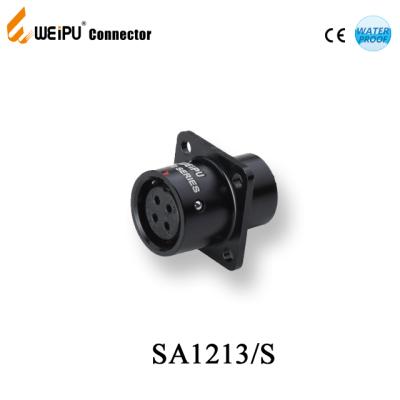 China Weipu IP67 Metal Electrical Power Connector SA1213 Weipu Industrial Push Pull Female Connector for sale