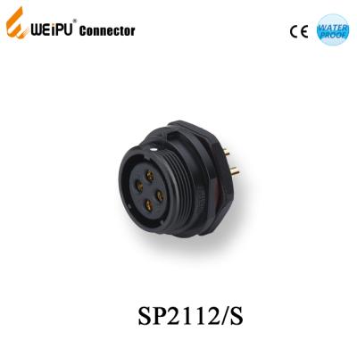 China Power connector SP2112 Weipu plastic female connector socket weipu sp21 industrial threaded plastic connector ip68 for sale