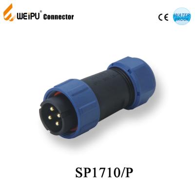 China Industrial male SP1710 Weipu plastic connector power connector weipu ip68 threaded plastic electrical socket for sale