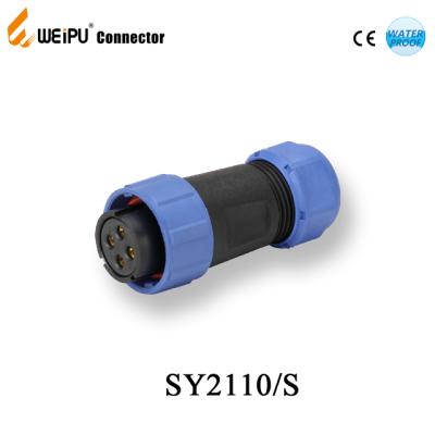 China Power Bayonet Industrial Plastic Connector SY2110 Weipu Female Connector ip67 for sale