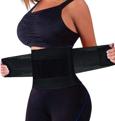 China Antibacterial Slimming Belt Body Shaper Belt Waist Cincher Trimmer Waist Trainer For Women for sale