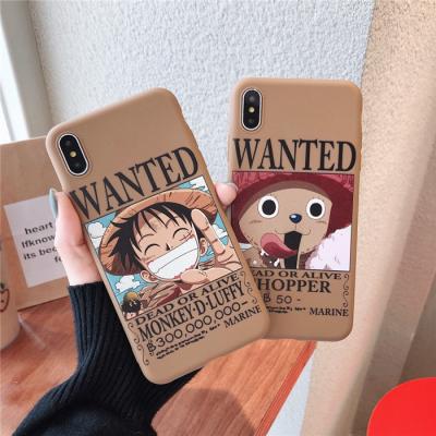 China Silicone 2022 One Piece Product Luffy Cell Phone Case Cute Anime Shockproof Cartoon Soft Shell For iphone 13 12 11 pro XS max XR cover for sale