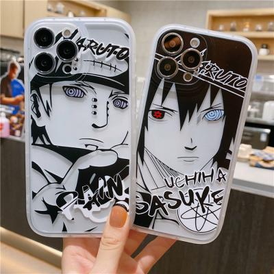 China Shockproof Japanese Anime Uchiha Pain Sasuke Phone Case Silicone Soft Shell for iphone 13 12 11 pro XS max 8 7 plus X 2020 XR cover for sale