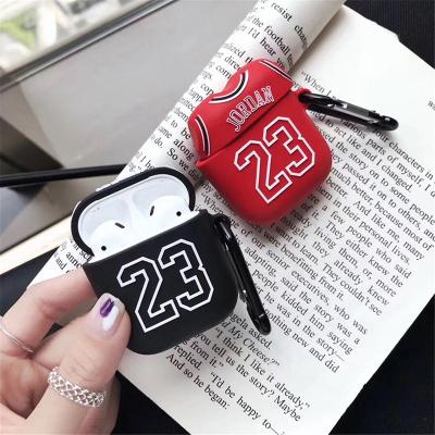 China For Airpods 2021 Wireless Fashion Basketball Star Silicone Earphone Cover Device Cases For Airpods pro 1 2 for sale