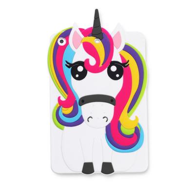 China Cute Cartoon Unicorn Design Rainbow Unicorn Horse Soft TPU Silicone Case Cover For iPad 2 3 4 For iPad 9.7 2017 2018 New for sale