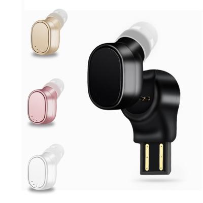 China Mini BT In-Ear Headphone Earphone Earbuds Magnetic Charging Wireless Headset Wholesale In-Ear Earphone for sale