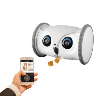 China Factory direct sales automatic remote control intelligent pet owl shape feeding toys for sale