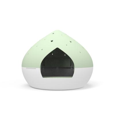 China Oversized Fully Enclosed Sustainable Smell Proof and Sand Proof Cat Litter Box for sale