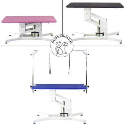 China Large Sustainable Pet Grooming Square Table Hydraulic Lift Table For Cats And Dogs for sale