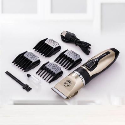 China New Viable Electronic Rechargeable Pet Hair Cutter Pet Grooming Scissors and Trimmer for Dogs for sale