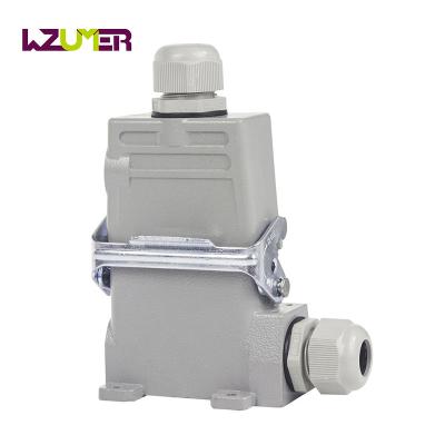 China Signal Equipment / Machinery / Aviation / Male 16 Rail High Speed ​​Connectors / Automation WZUMER IP65 Pins 10A Voltage 230V Female Screw Lug High Current Construction for sale