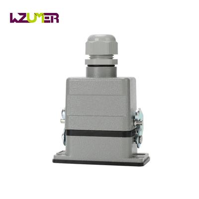 China Power WZUMER HE Series 4 Pins Top Entry Single Loop Heavy Duty Connector for sale