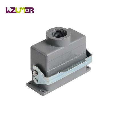 China WZUMER Industrial HDC Power 24 Pin Top Entry Single Loop Rail Transit Heavy Duty Connector Hot Runner Connector 24Pin for sale