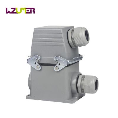 China WZUMER 32 Electrical Power Pole Waterproof IL Series 32 Pins Male Female Heavy Duty Industrial Cable Connectors IP65 for sale