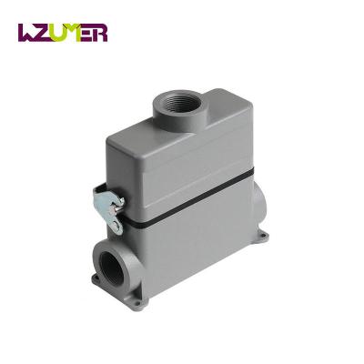 China WZUMER Cold Pressed Industrial Power Socket 10A Heavy Duty Connector HDC Waterproof Heavy Duty Connector for sale