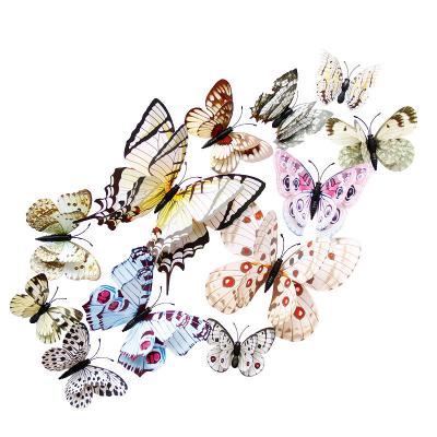 China 3D Butterfly 3D Art DIY Decor Wall Stickers Decals Nursery Decoration Eco-friendly Animated Bathroom Office Desk Crafts For Wall Art Kids Room for sale