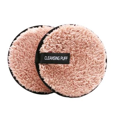 China Bamboo Face Micro Cotton Fiber Makeup Remover Pads Reusable Makeup Facial Cleansing Heavy Duty Pads for sale