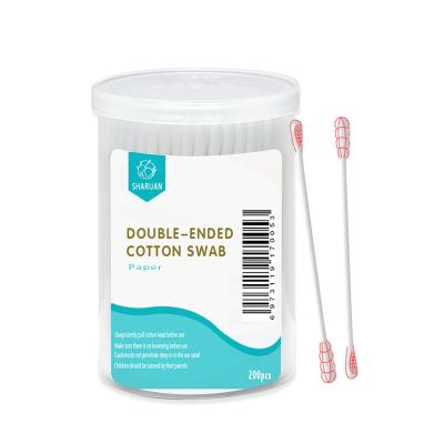 China Factory direct sales of SHARUAN personality clean cotton 200 baby ear clean ear clean cotton swab can be customized to undertake OEM for sale