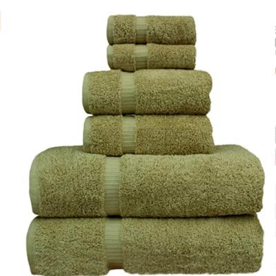 China China Custom 100% Cotton Hotel Luxury Pure Hand Face Hypoallergenic 6 Piece Bath Towel Set For Gift With Terry Towel for sale