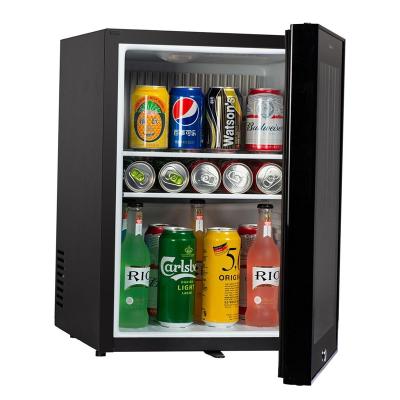 China THERMOELECTRIC GLASS DOOR Thermoelectric Fridge,Electronic Mini Bar,Heat Pipe/Refrigerator Hotel Minibar for sale