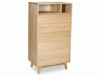 China Eco-friendly Kids 5 Drawer Tall Slim Drawer Chest for sale