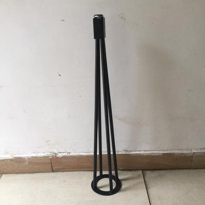 China Traditional metal folding legs for tables, counter height metal table legs, side table legs metal rods 4 for sale