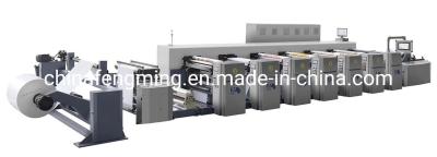 China CE ISO9001 FM-serie Vierkleurige flexografische drukmachine 200m/min Te koop