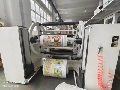 China Hoogsnel Cascading Printing Machine met Servo Motor Driven Anilox Roller Te koop