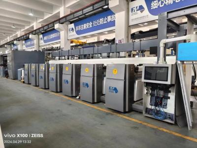 China 240m/Min Servo Control FM-CS Flexographic Printing Machine with 100mm Web Roller Diameter for sale