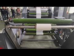 Automatic Roll To Roll Candy Paper Wax Coating Machine