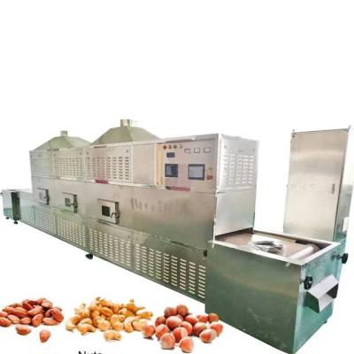 China Medicine Processing 30KW Industrial Food Flower Seeds Fruit Tunnel Microwave Dryer And Sterilizer for sale