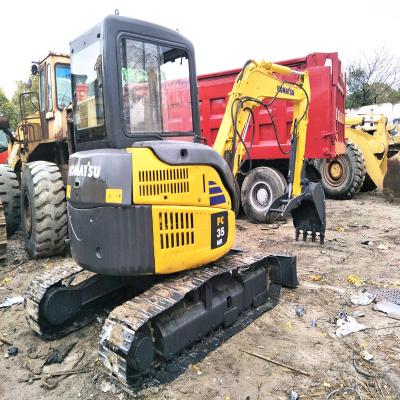 China Construction Digging Mini Japan Excavators , Used PC35 PC55 EX60 Earth Moving Construction Excavator for sale