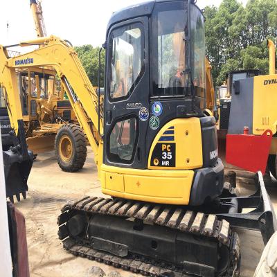 China Construction Digging Used 3.5 ton 3 ton Mini Crawler Hydraulic Excavator , Secondhand PC35 EX60 Small Digger Excavators for sale