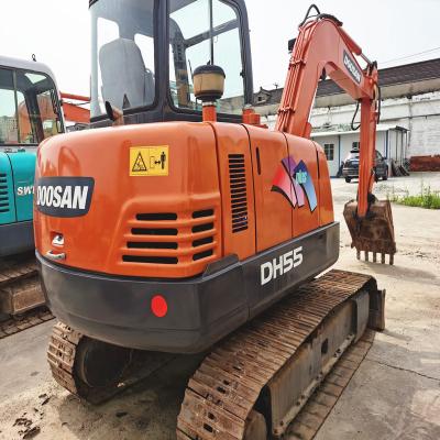 China Hotels Mini Excavators Used DH55 R55 SK60 PC55 Cheap Good Condition Price Track Digger Excavator Crawler for sale