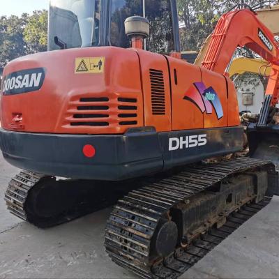 China Used Cheap Crawler Mini Excavators , 5 Ton DH55 PC55 SK55 Second Hand Small Excavator For Sale 0.34 for sale