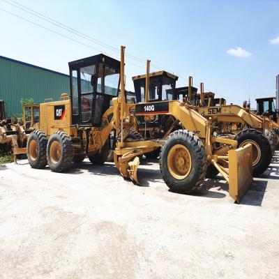 China Construction worksÂ   With Push Used Cheap Wide Engine 140G Motor Graders For Sale for sale