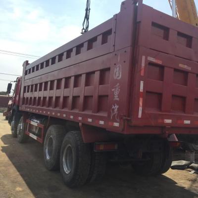 China Used Construction Equipment 375 6*4 Dump Truck With High Quality / Front 375 IN HOT SALE < 4L for sale