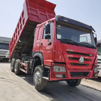 China 6x4 used dump trucks 375 used trucks in good engine < 4L for sale