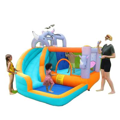 China exterior & Commercial Indoor Adult Inflatable Slide Water Playground Inflatable Slide Bounce House With Lowest Price for sale