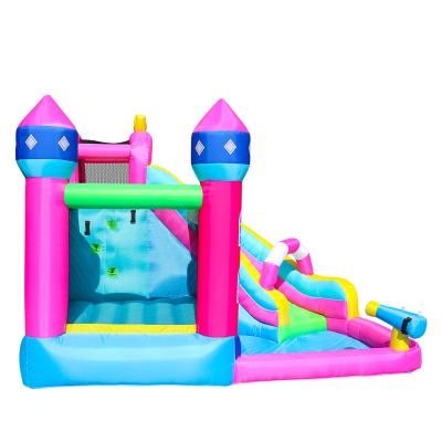 China exterior & Playground Factory Price Indoor Inflatable Water Slides Playing In The Park Bouncing Inflatable Castle Bouncer for sale