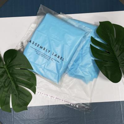 China Disposable Self Adhesive Biodegradable Packaging Eco-friendly Plastic Bag Compostable Plastic Poly Garment Bag Clothing Bag for sale