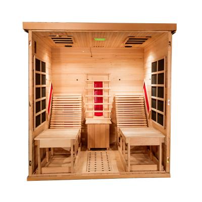 China 2020Best Low EMF Sauna Home Computer Control Panel Cedar Sauna Sauna Rooms Far Infrared Far Infrared Spa for sale