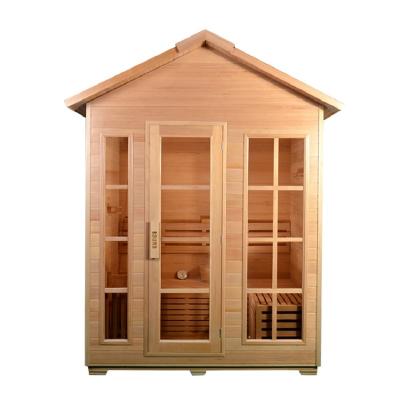 China Home Outdoor Sauna Equipment Ozone Room Computer Control Panel Wet Sauna Sauna for sale