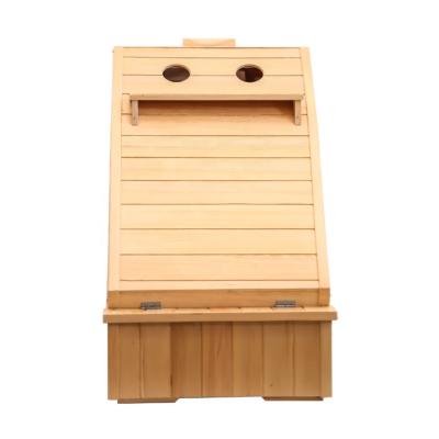 China Portable Computer Control Panel Half Body Carbon Far Infrared Sauna for sale